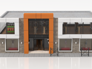 clothing store 3D Модель