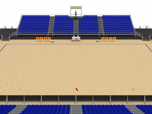 beach football soccer stadium Model 3D