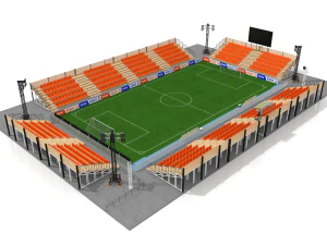 미니 풋 스타디움 3D 모델