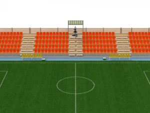 mini estadio de pies Modelo 3D