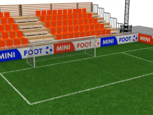 mini estadio de pies Modelo 3D