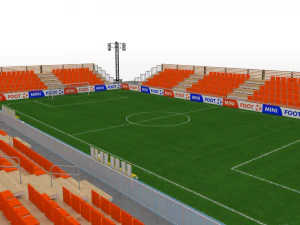 mini estadio de pies Modelo 3D