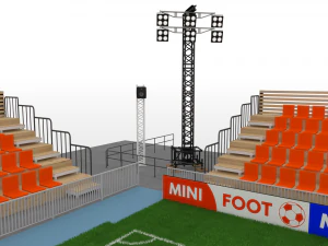 mini estadio de pies Modelo 3D