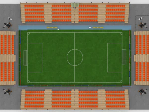 mini estadio de pies Modelo 3D