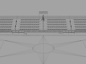 mini estadio de pies Modelo 3D