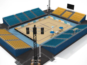 stadio di beach volley Modello 3D