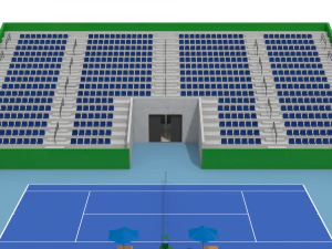 beach volleyball stadium 3D Model