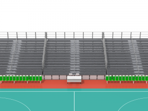 outdoor basketball stadium Modello 3D