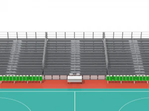 outdoor basketball stadium 3D Model