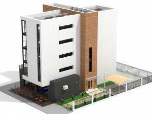 office building 1 3D Модель