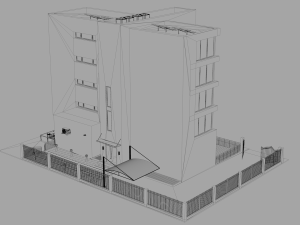 office building 1 3D Модель