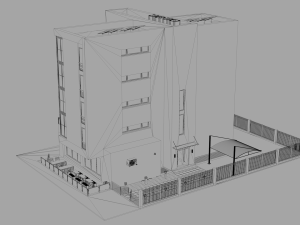office building 1 3D Модель