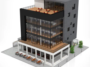 kantoorgebouw 2 3D Model