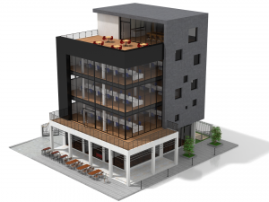 office building 2 3D Модель