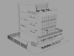 office building 2 3D Модель