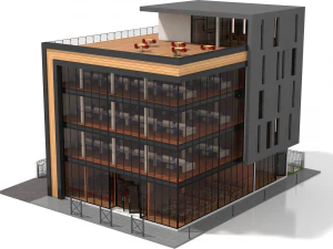 office building 3 3D Model
