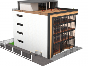 office building 3 3D मॉडल