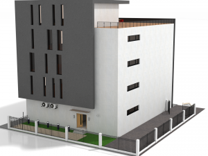 office building 3 3D मॉडल