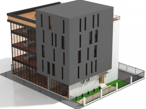 office building 3 3D मॉडल