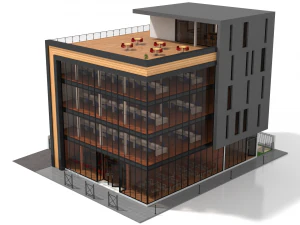 office building 3 3D Model