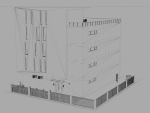 office building 3 3D मॉडल