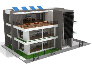 kantoorgebouw 4 3D Model