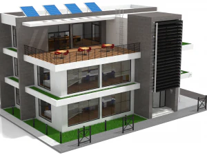office building 4 3D Model