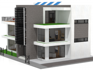 office building 4 3D 모델