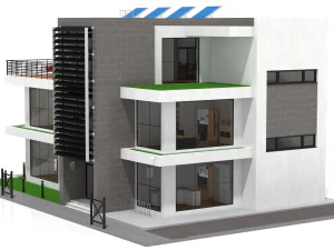 office building 4 3D Model