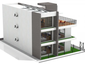 office building 4 3D Model