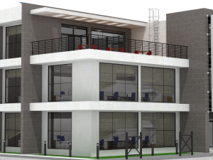 office building 4 3D 모델