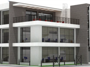 office building 4 3D Model