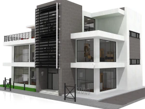 office building 4 3D Model