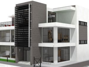 office building 4 3D 모델
