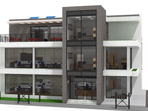 office building 4 3D 모델