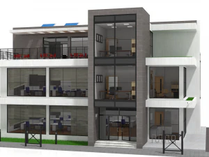 office building 4 3D Model