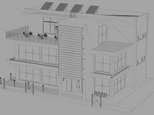 office building 4 3D Model