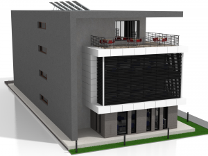 office building 6 3D Модель