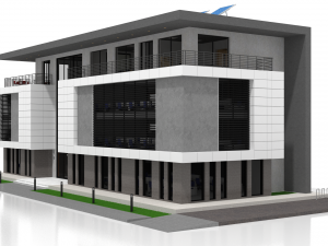 office building 6 3D Модель