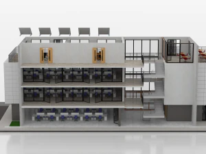 office building 6 3D Model