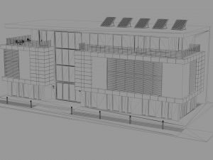 office building 6 3D Модель