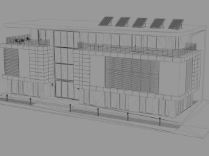 office building 6 3D Model