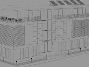 office building 6 3D Модель