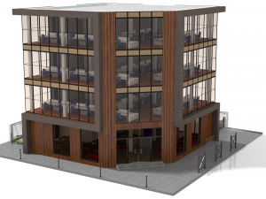 office building 5 3D मॉडल