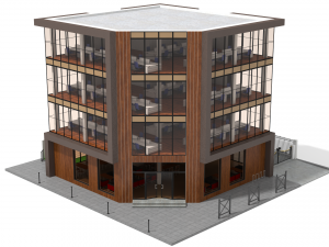 office building 5 3D मॉडल
