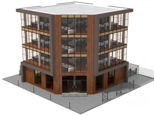 biurowiec 5 Model 3D