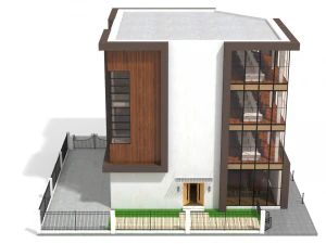 biurowiec 5 Model 3D