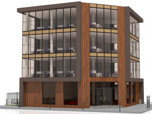 biurowiec 5 Model 3D