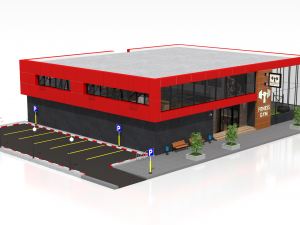 fitness center Model 3D