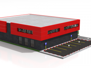 fitness center Model 3D